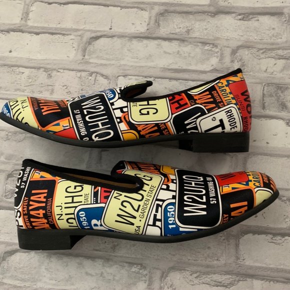 Meijiana US License Plate Loafers Leather Insoles main image 6